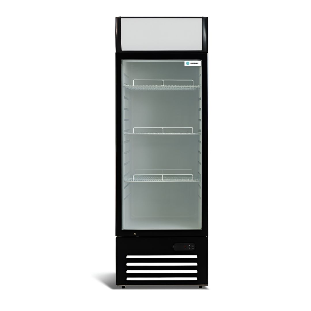 Шафа холодильна HURAKAN HKN-BC348C скляні розпашні двері